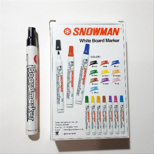 Spidol Snowman BG12 – Pilihan Utama untuk Penulisan Profesional di Whiteboard